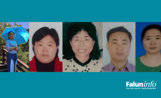 (Left to right: Ms. Mo Liqiong, Mrs. Deng Fang, Ms. Ma Qin, Mr. Zeng Xingyang, and Ms. Zeng Yueling.)